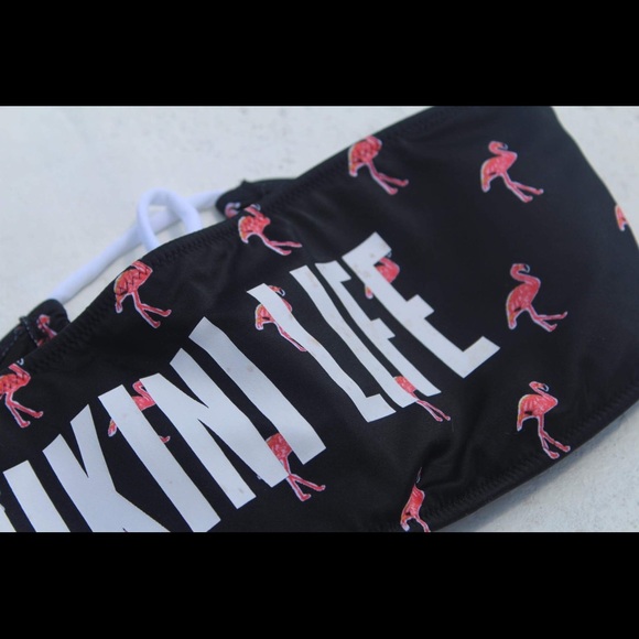 Victoria's Secret Flamingo Bandeau Bikini Top - Picture 3 of 3